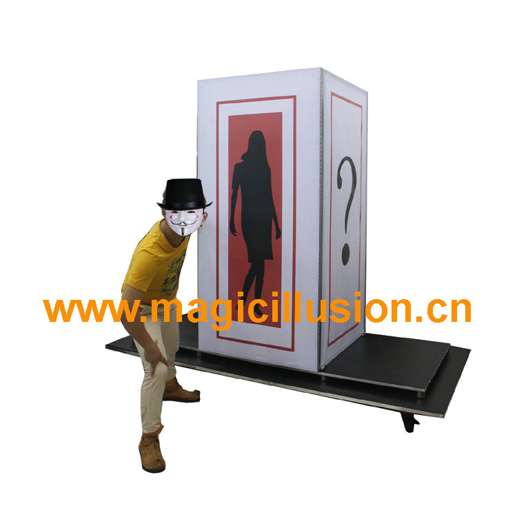 Appearing human from empty box stage magic illusion PW-GMG-117