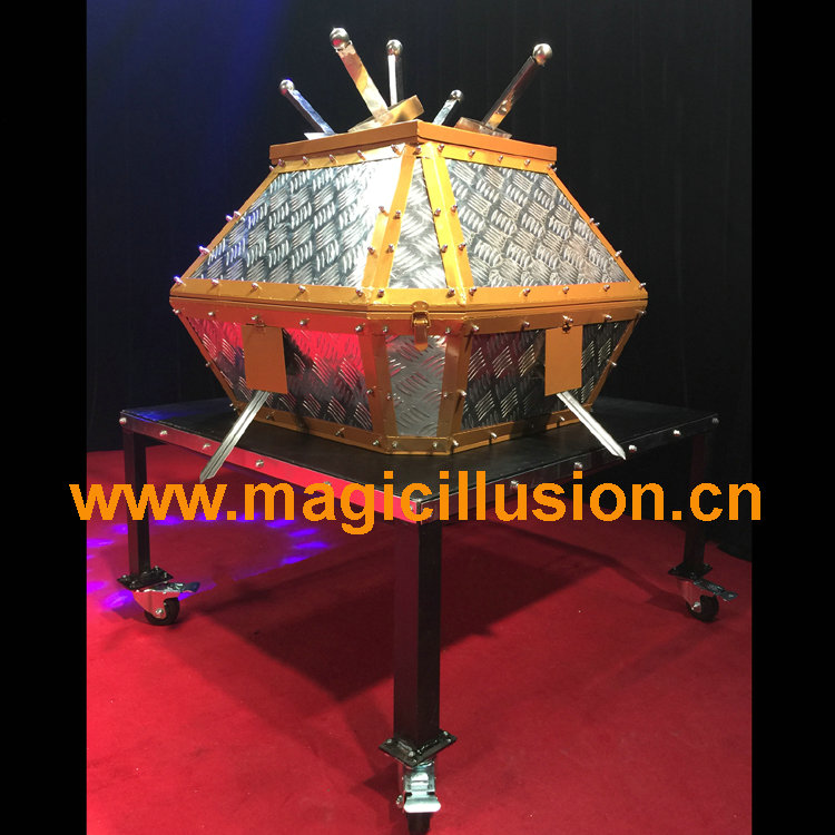 Metal weel stage magic illusion PW-GMG-194