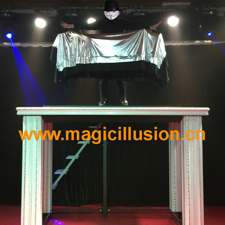 A high table that can hold people in suspension stage magic illusion PW-GMG-253