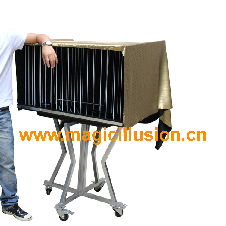 Pigeon cage to people stage magic illusion PW-GMG-254