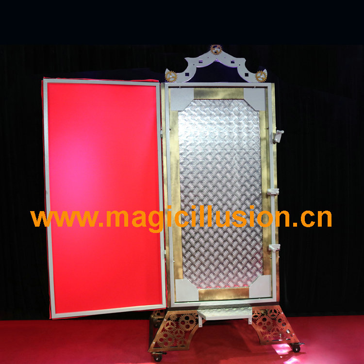 thru steel board as gear style stage magic illusion PW-GMG-286