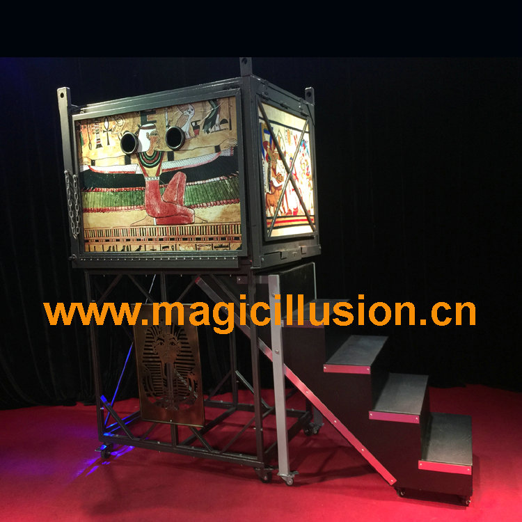 escape box as egypt style stage magic illusion PW-GMG-287