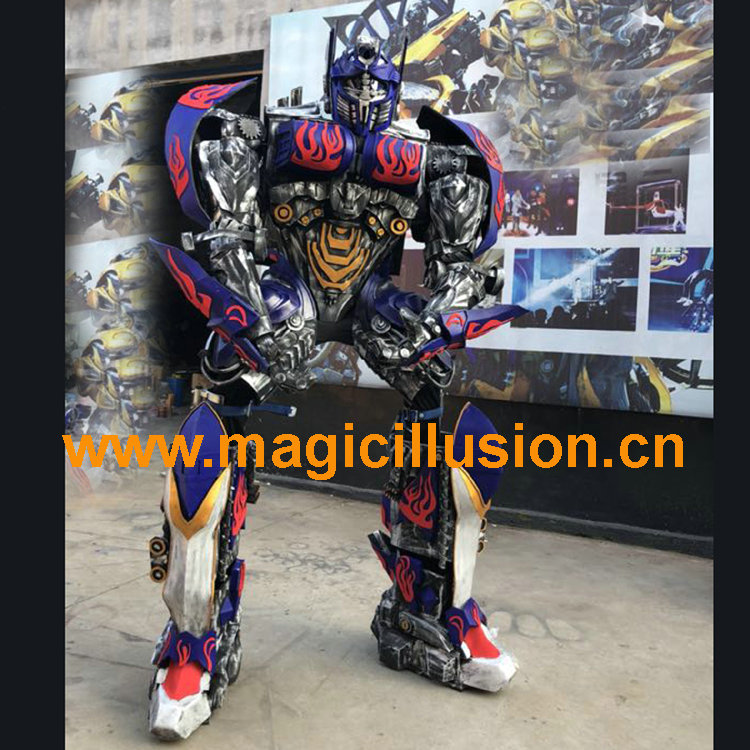 Wearable Robot Megatron bumblebee and optimus prime