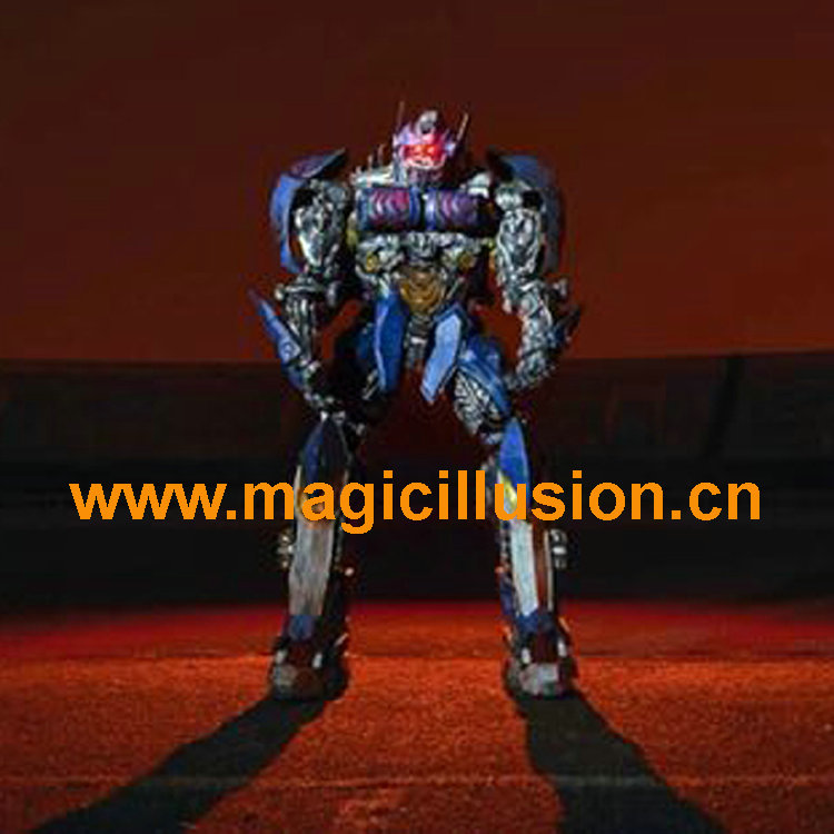 Wearable Robot Megatron bumblebee and optimus prime