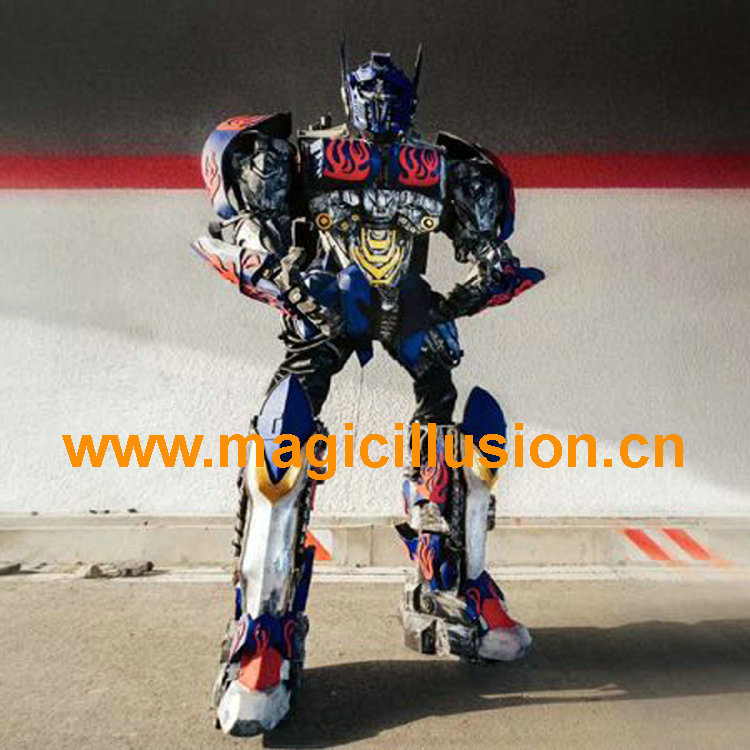 Wearable Robot Megatron bumblebee and optimus prime