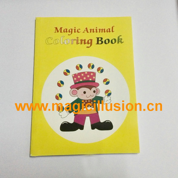 Magic coloring book in middle size