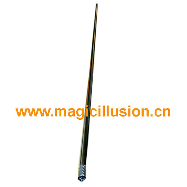 Metal Appearing Cane Wand Stage Magic Tricks Pro Stainle magic trick