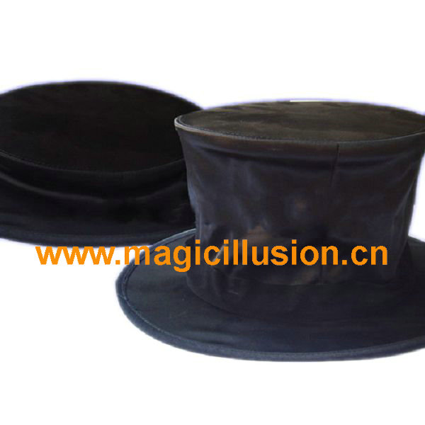 Folding Top Hat magic tricks