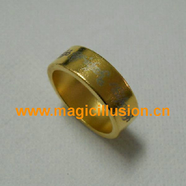 Magic Golden PK ring with design