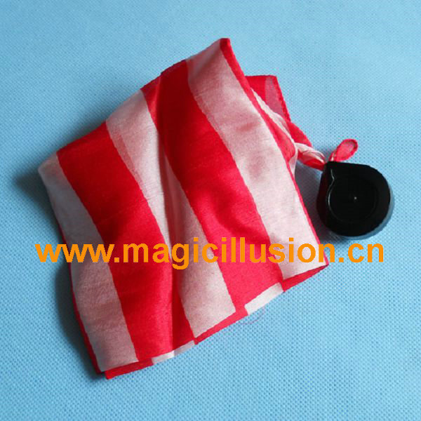 red and white silk Magic Tricks