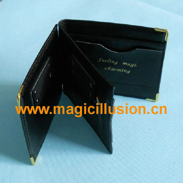 Fire wallet Genuine leather magic trick