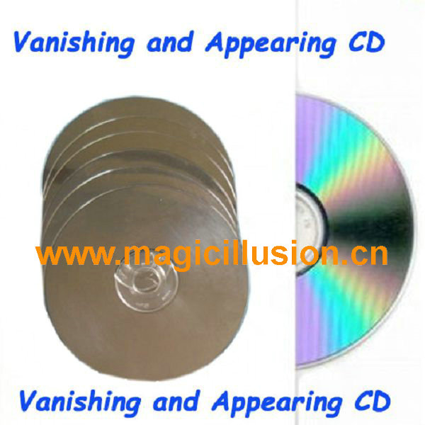 New Magic Tricks Vanishing and Appearing CD Stage Magic,magic cd,magic toy,magic prop,magic,magic show