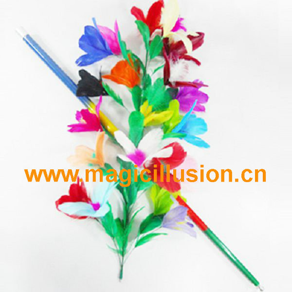 colorful cane to flower