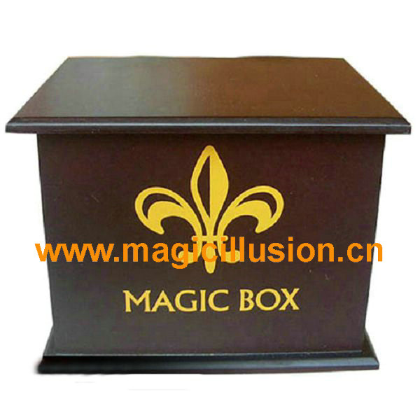 Rising Card Box wood small size