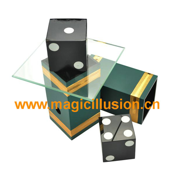 Dice thru illusion