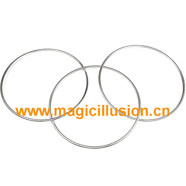 professional big hollow three link rings