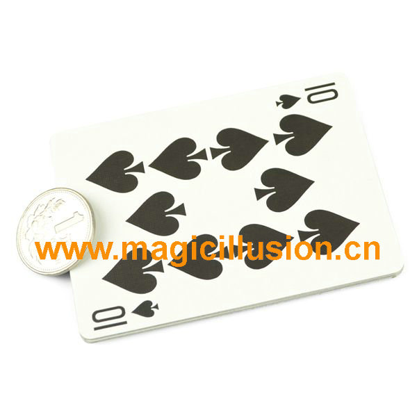 Coin card Magic Tricks Stage Props