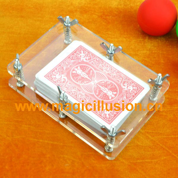 Crystal pressure plate device magic trick