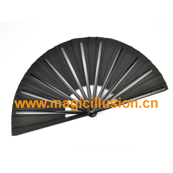 Black professional magic fan Magic Tricks Stage Props