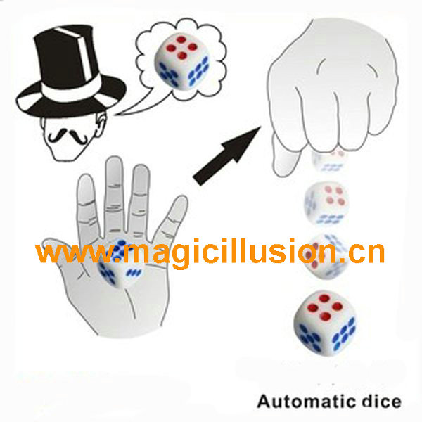 Autonatic dice magic trick