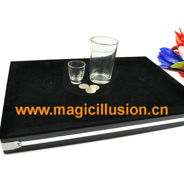 Coin to table Magic Tricks Stage Props