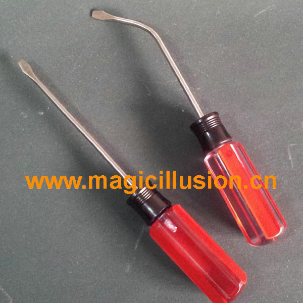 Self Bending Screwdriver Magic Tricks Stage Props