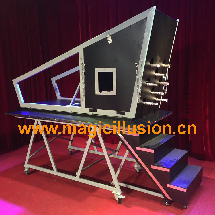 rocke thru body New Style Fire Spiker Illusion stage magic illusions