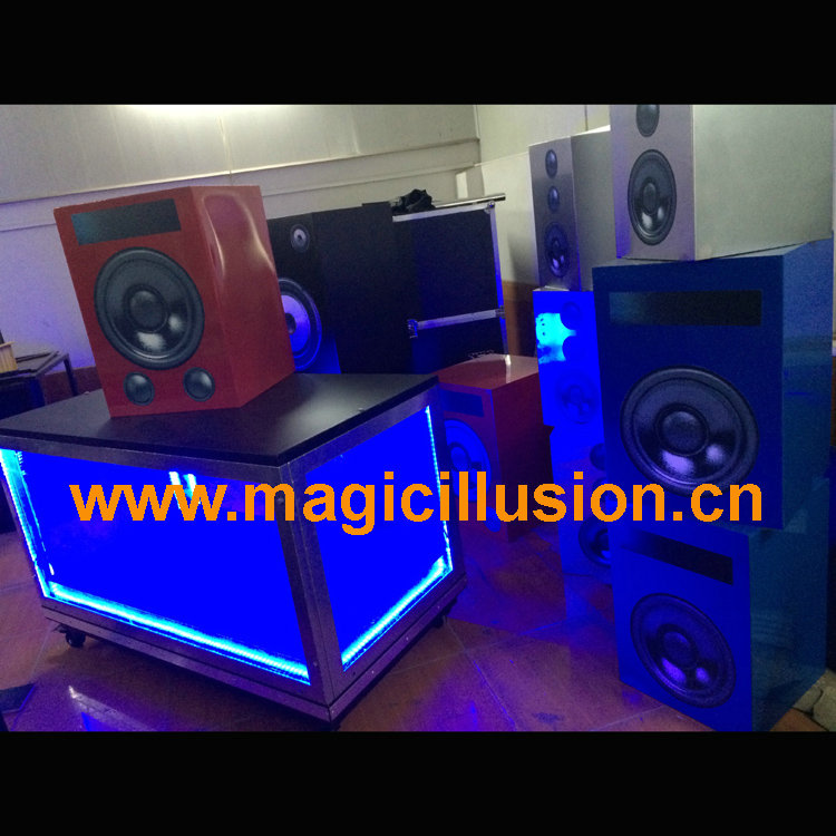 Change sound device stage magic illusions