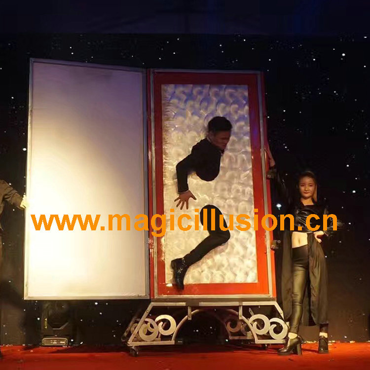 Vertical Big Thru steel board stage magic illusion