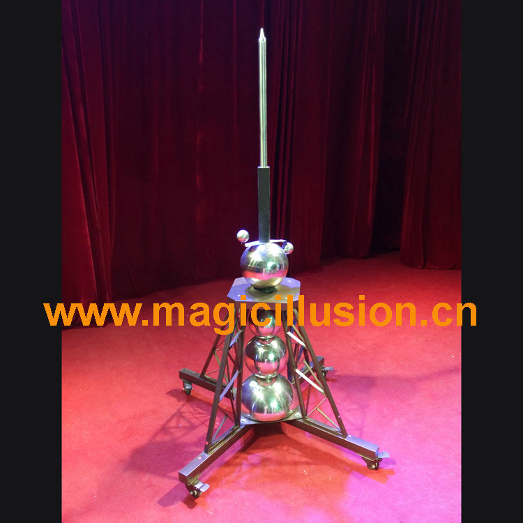 New sword thru body stage magic illusion